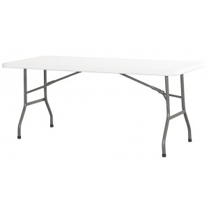TAVOLO CATERING con gambe pieghevoli 180x74 cm