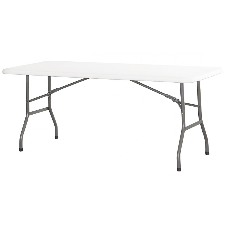 TAVOLO CATERING con gambe pieghevoli 180x74 cm