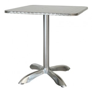 TAVOLO TOLEDO CM 60x60 in alluminio