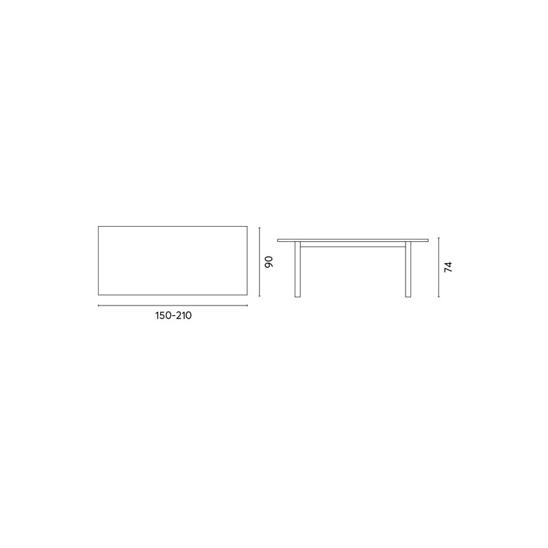 Set Tavolo Fuerteventura + 6 Sedie Contract bianco con corda sintetica grigia Moia