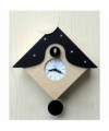 Orologio con cucù Otranto con cassa in betulla e tetto Made in Italy
