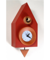 Orologio con cucù Dark in mdf laccato Made in Italy