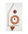 Orologio con cucù Dark in mdf laccato Made in Italy