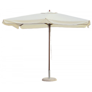 OMBRELLONE a palo centrale LEGNO 300x400 cm