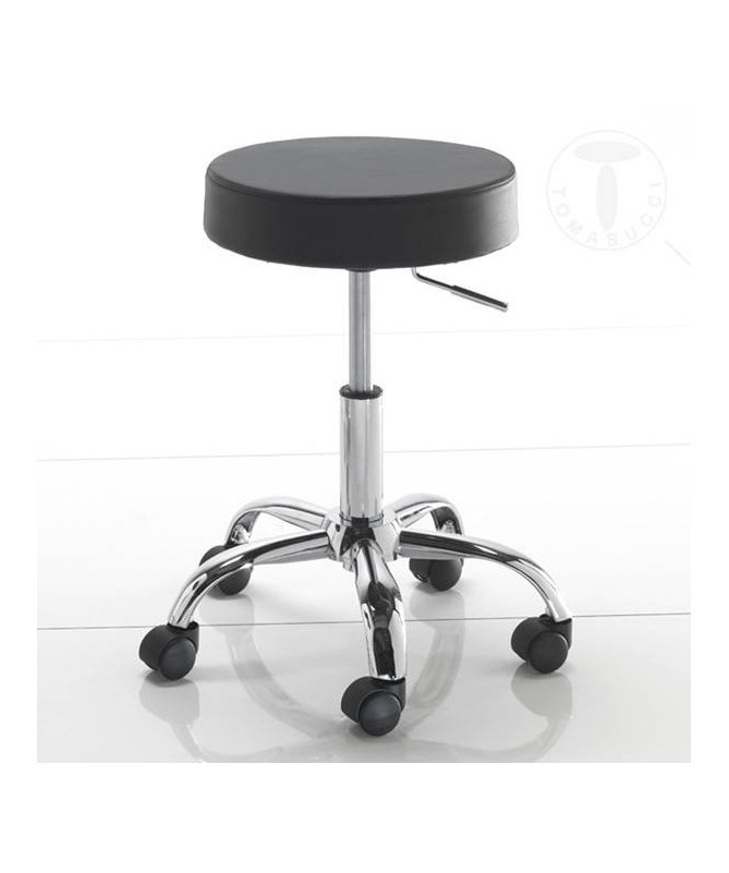 Sgabello per scrittoio Tizio - set da 2 nero