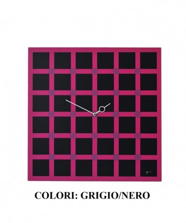 Zoom Orologio da parete Optical n2 con stampa su mdf Made in Italy