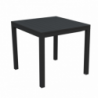 Tavolo alluminio sullivan antracite quadro cm90x90h75