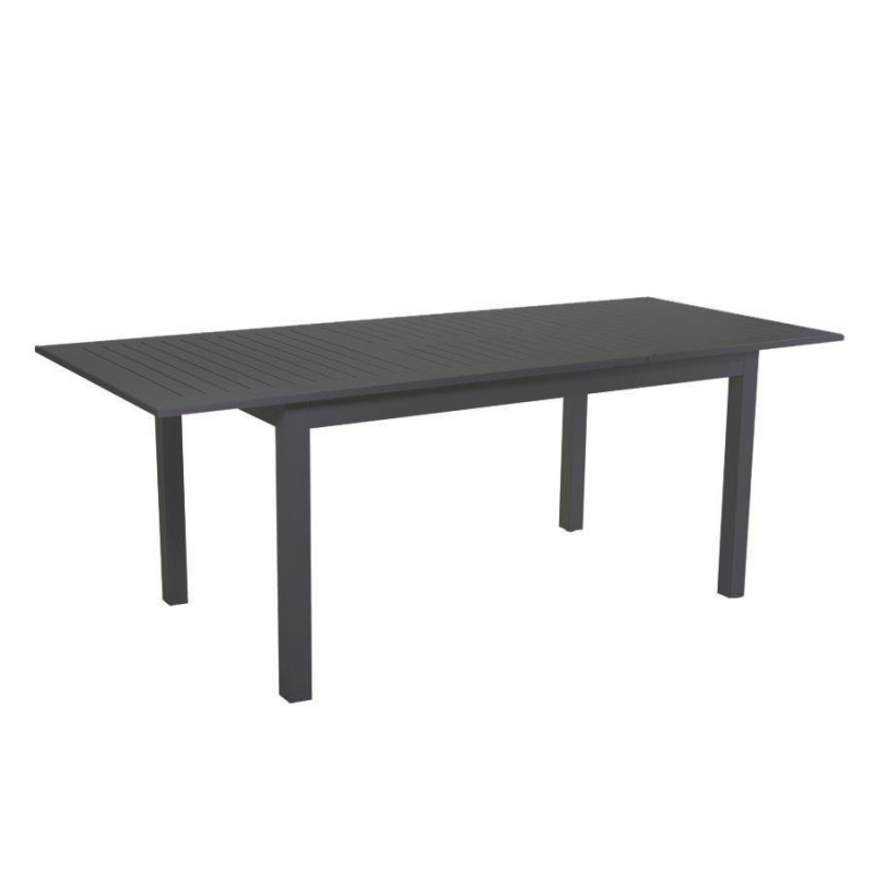Tavolo alluminio Sullivan allungabile antracite cm210/280x90h73