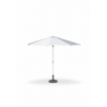 Ombrellone palo centrale 3x3m bianco alluminio michigan (no base)