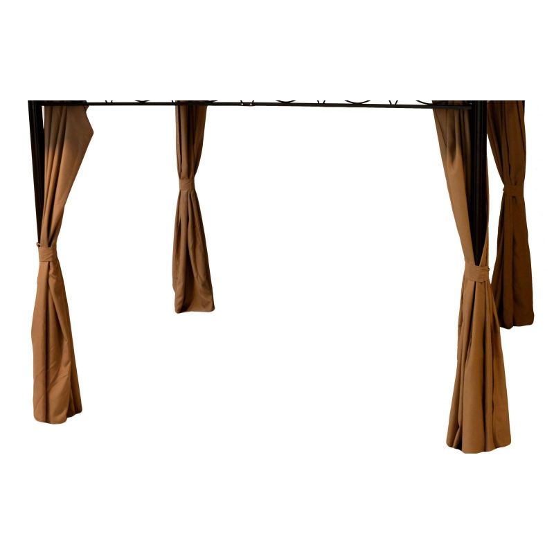 Gazebo ricambio tenda laterale texas 3x3 740266 senza zanzariera
