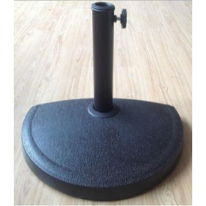 Zoom Ombrellone solo base mezzaluna poliresina nero cm ø50h32