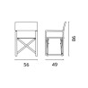 Set Tavolo Maiorca + 6 Sedie Regista Paros Alluminio Antracite/Text Nero Moia
