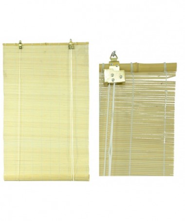 Tapparella midollino naturale asta bambu' cm120xh300x12