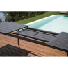 Set Tavolo Porto + 10 Sedie Zara Alluminio Antracite Text Nero Moia