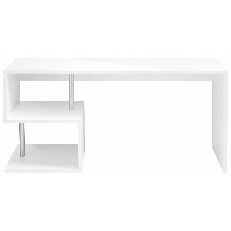 Scrivania Esse 180 – 180x77,5x60 – Bianco Lucido