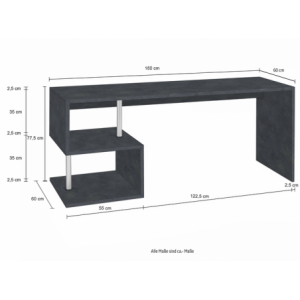 Zoom Scrivania Esse 180 – 180x77,5x60 – Report