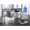 Scrivania Esse Angolare – 160x77,5x60 – Bianco Lucido