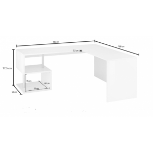 Zoom Scrivania Esse Angolare – 160x77,5x60 – Report