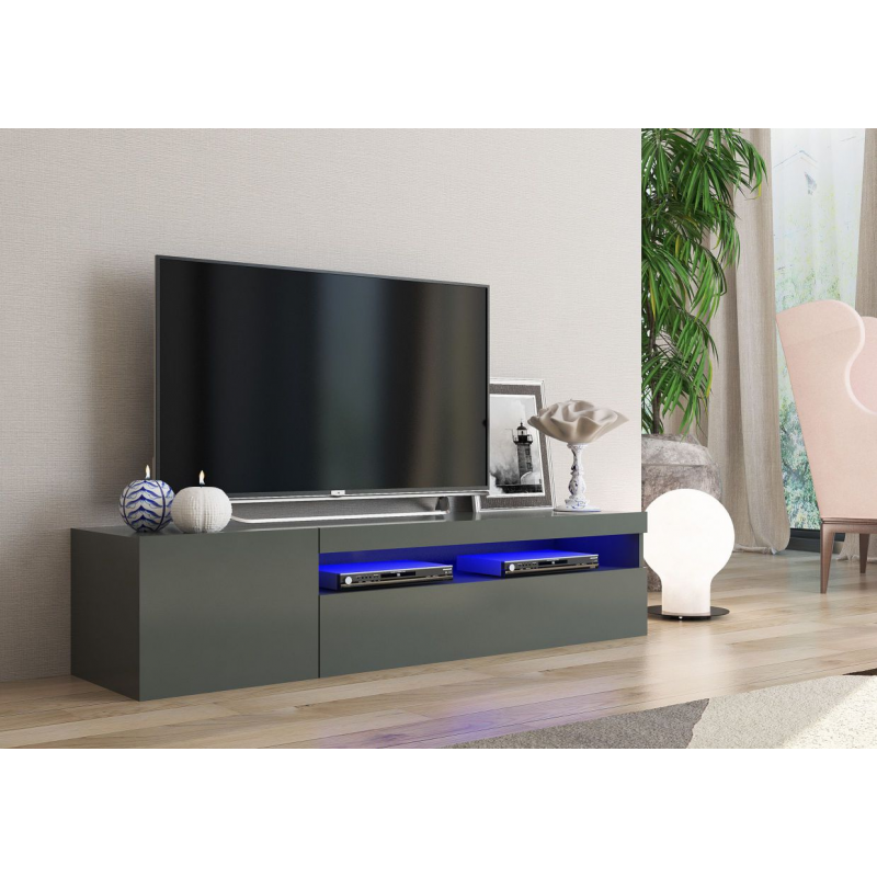 Mobile Porta TV Daiquiri – 155cm – Antracite Lucido