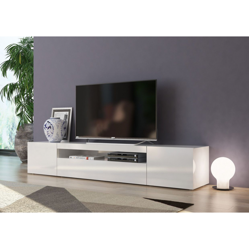 Mobile Porta TV Daiquiri – 200cm – Bianco Lucido