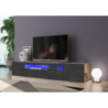 Mobile Porta TV Daiquiri – 200cm – Acero Pereira e Ardesia