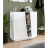 Scarpiera Vega – 2 Ante – 80x86x38 - Bianco Lucido