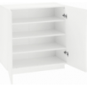 Scarpiera Vega – 2 Ante – 80x86x38 - Bianco Lucido