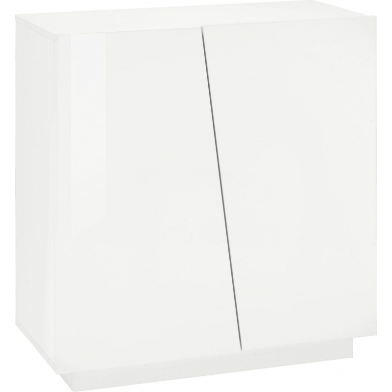 Scarpiera Vega – 2 Ante – 80x86x38 - Bianco Lucido