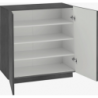 Scarpiera Vega – 2 Ante – 80x86x38 - Ardesia