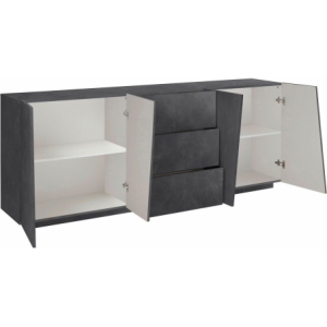 Zoom Credenza Vega 220 – 4 ante/3 cassetti – Ardesia