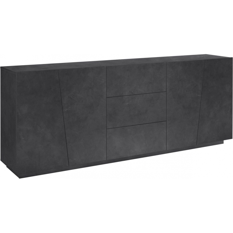 Credenza Vega 220 – 4 ante/3 cassetti – Ardesia