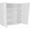 Madia Vega – 4 ante – 120x126x43 - Bianco Lucido