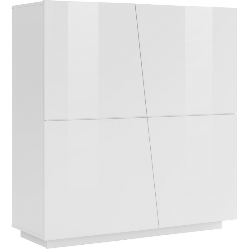 Madia Vega – 4 ante – 120x126x43 - Bianco Lucido