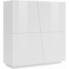 Madia Vega – 4 ante – 120x126x43 - Bianco Lucido