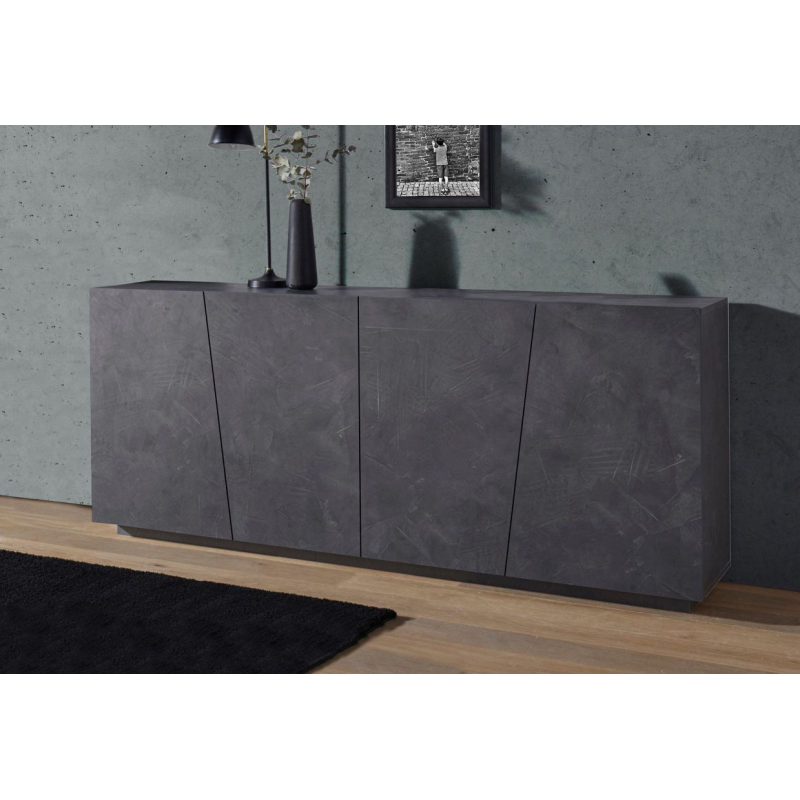 Credenza Vega 220 – 4 ante – Ardesia