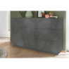 Credenza Vega 140 – 2 ante/3 cassetti – Ardesia