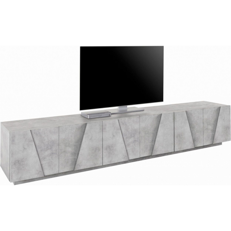 Mobile Porta TV Ping 240 – 6 ante – Cemento Bronx