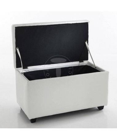 Zoom Cassapanca Nice White 80 - bianco