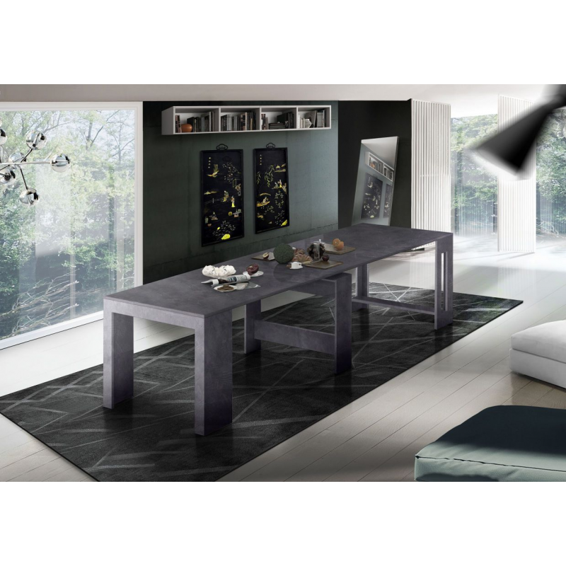 Console Estendibile Pratika – 52cm fino a 3 metri – Ardesia