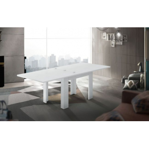 Tavolo allungabile Jesi – 90/180x75x90 – Bianco Lucido
