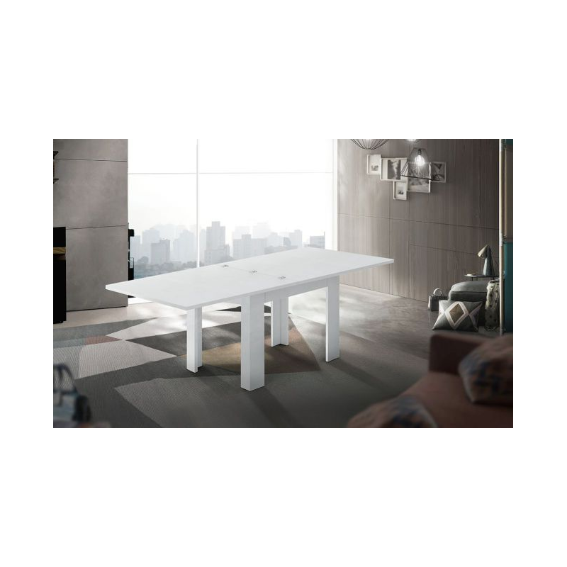 Tavolo allungabile Jesi – 90/180x75x90 – Bianco Lucido