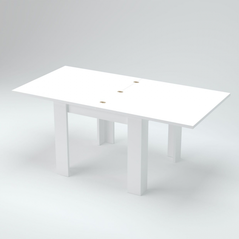 Tavolo allungabile Jesi – 90/180x75x90 – Bianco Lucido