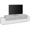 Mobile Porta TV Coro 200 – Bianco Lucido e Cemento
