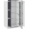 Vetrina Coro – Bianco e Report – 80x120x38