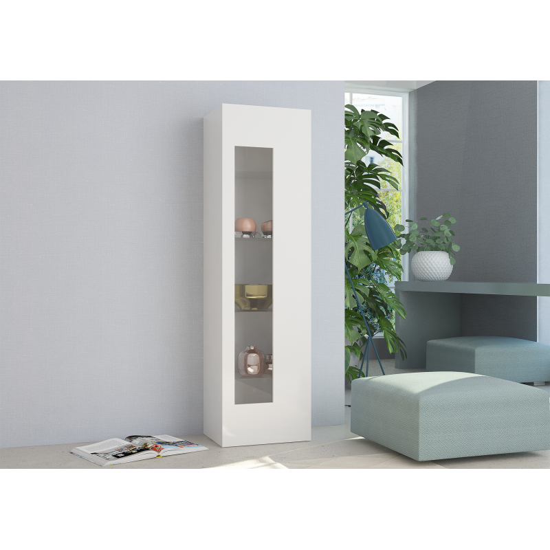 Vetrina Daiquiri – Bianco Lucido – 45x162x34cm