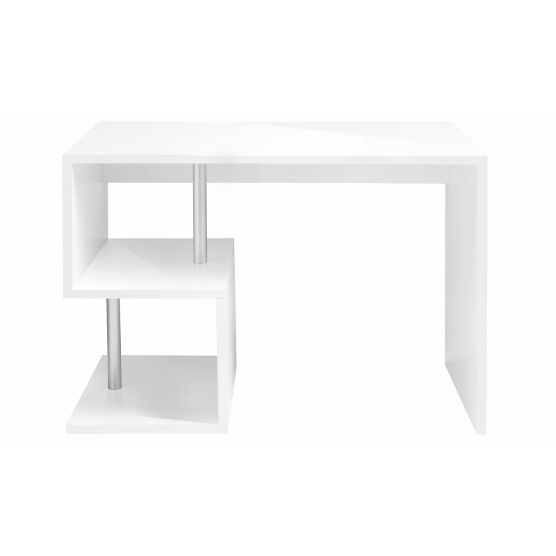 Scrivania Esse 100 – 100x77,5x50 – Bianco Lucido