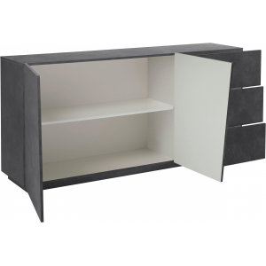 Zoom Credenza Vega 180 – 2 ante/3 cassetti – Ardesia