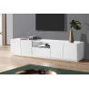 Mobile Porta TV Vega 220 – 4 ante/1 cassetto – Bianco Lucido