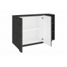 Mobile Multiuso Ping 120 – 2 ante/ 3 vani – Ardesia