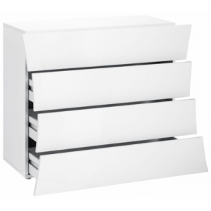 Zoom Cassettiera Arco – 4 cassetti – 98x81,5x40 – Bianco Lucido